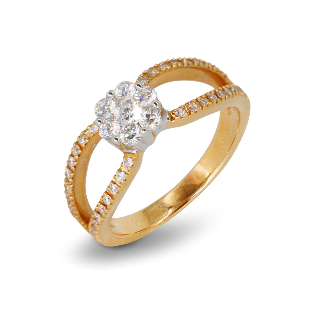 R3695D 2P Кольцо (Au 750)