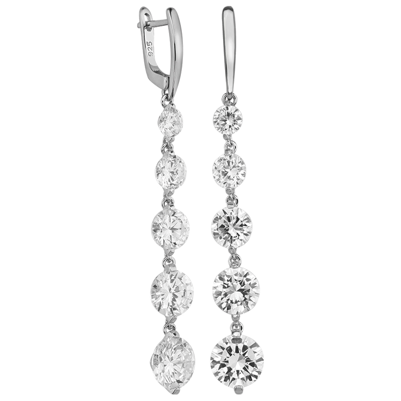 LLE 56789RK Серьги (Ag 925)