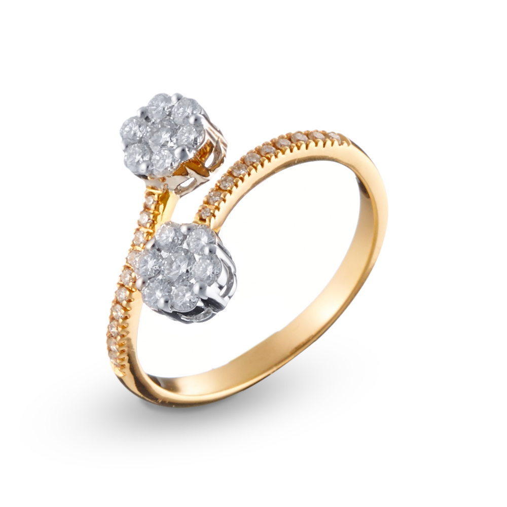 R3956D 2P Кольцо (Au 750)