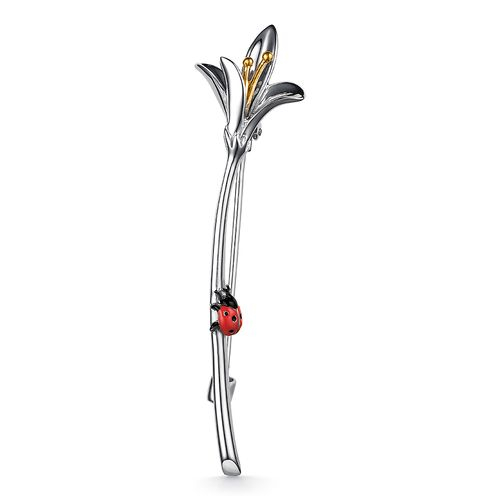 901082614 Брошь (Ag 925)