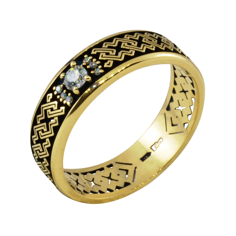 Б5.59.7В Кольцо (Au 585)