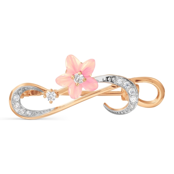 Т14309146 Брошь (Au 585)