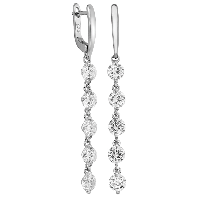 LLE 55555RK Серьги (Ag 925)