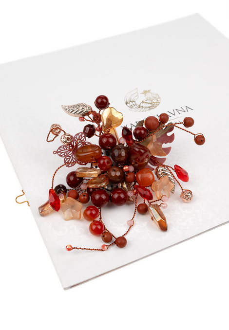 Осенний костер д50 Брошь