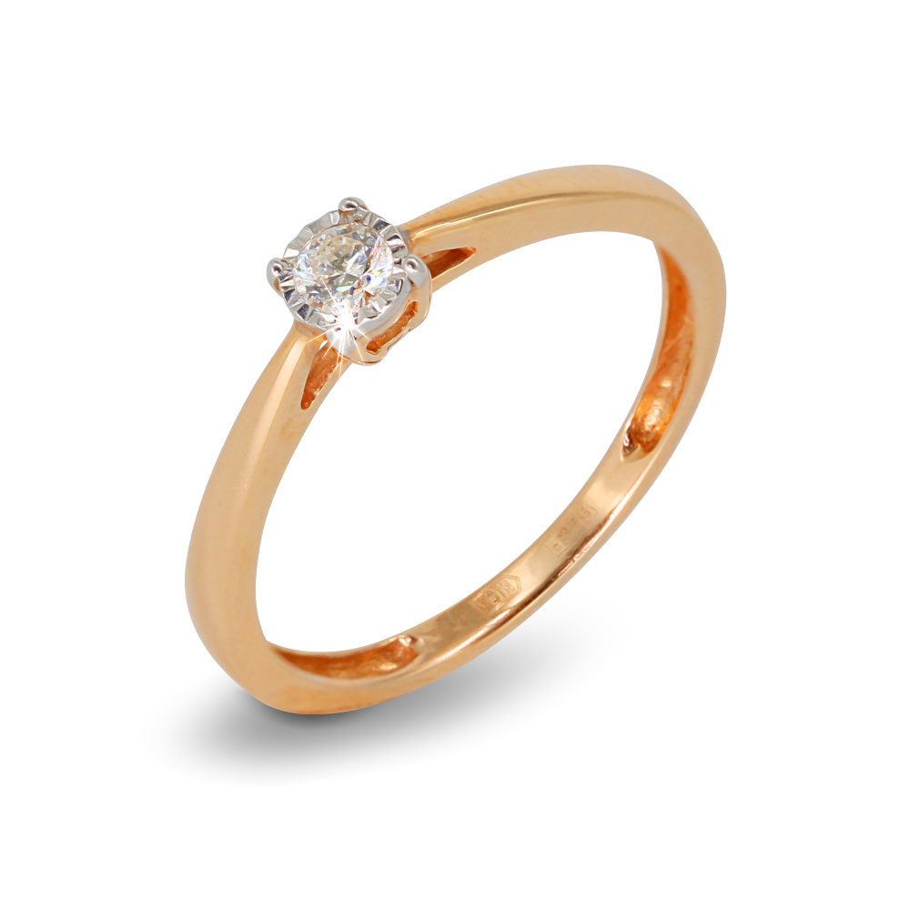 RRI16974-0,20D Кольцо (Au 585)