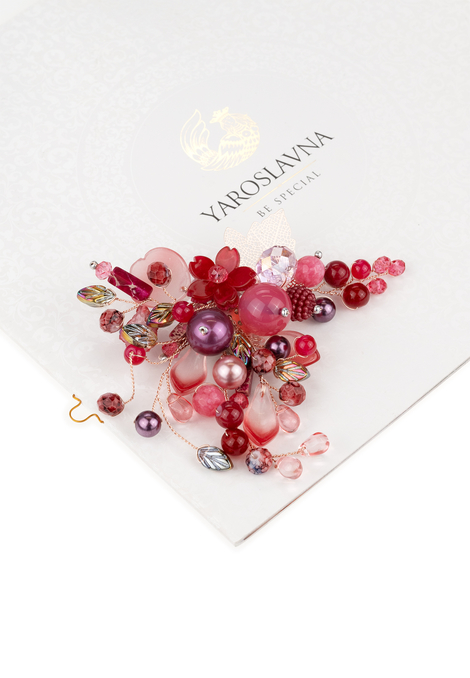 Фея Брусника т000 Брошь