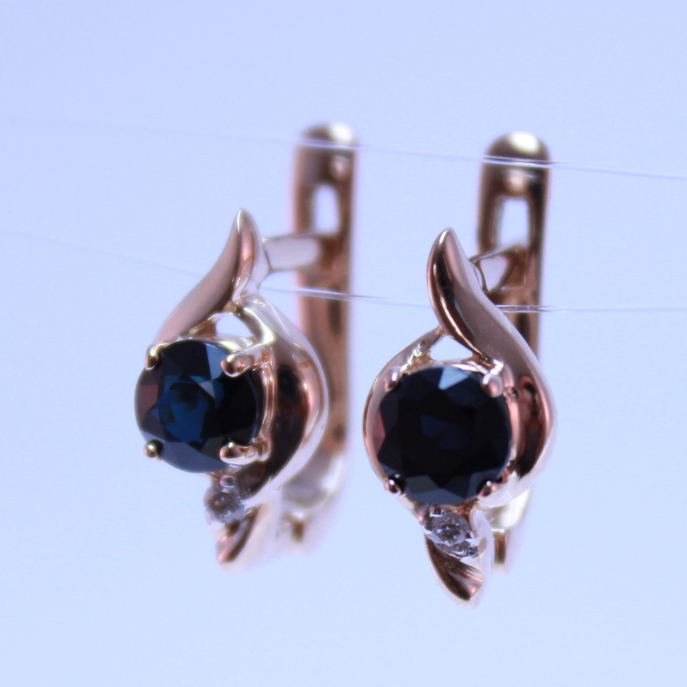 С 555159 КС. Серьги (Au 585)