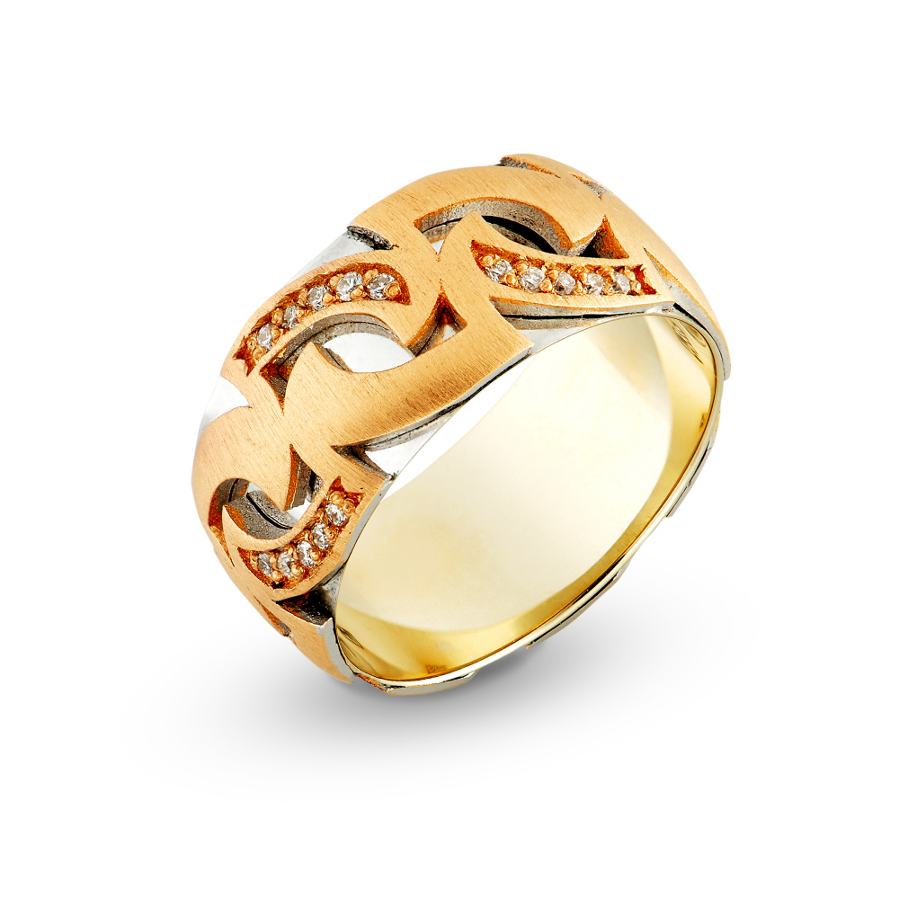 FLY4003P Кольцо (Au 585)